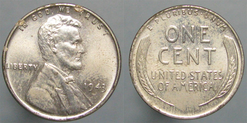Two-Of-The-First-1943-Steel-Cents-To-Be-Struck----With-Provenance-From-Mint-Director-Nellie-Ross